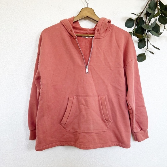 Madewell- (Re)sourced Cotton Relaxed Hoodie Sweater - Picture 4 of 7